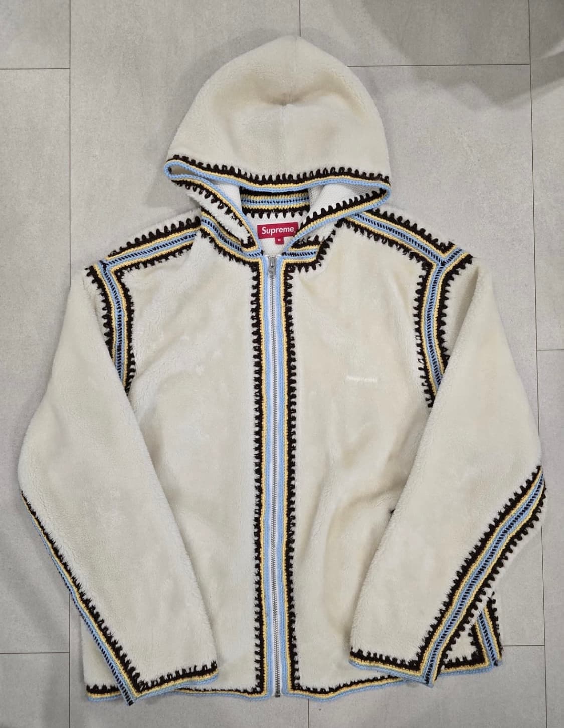 Supreme 슈프림 크로쉐 후드집업 M 상품이미지2