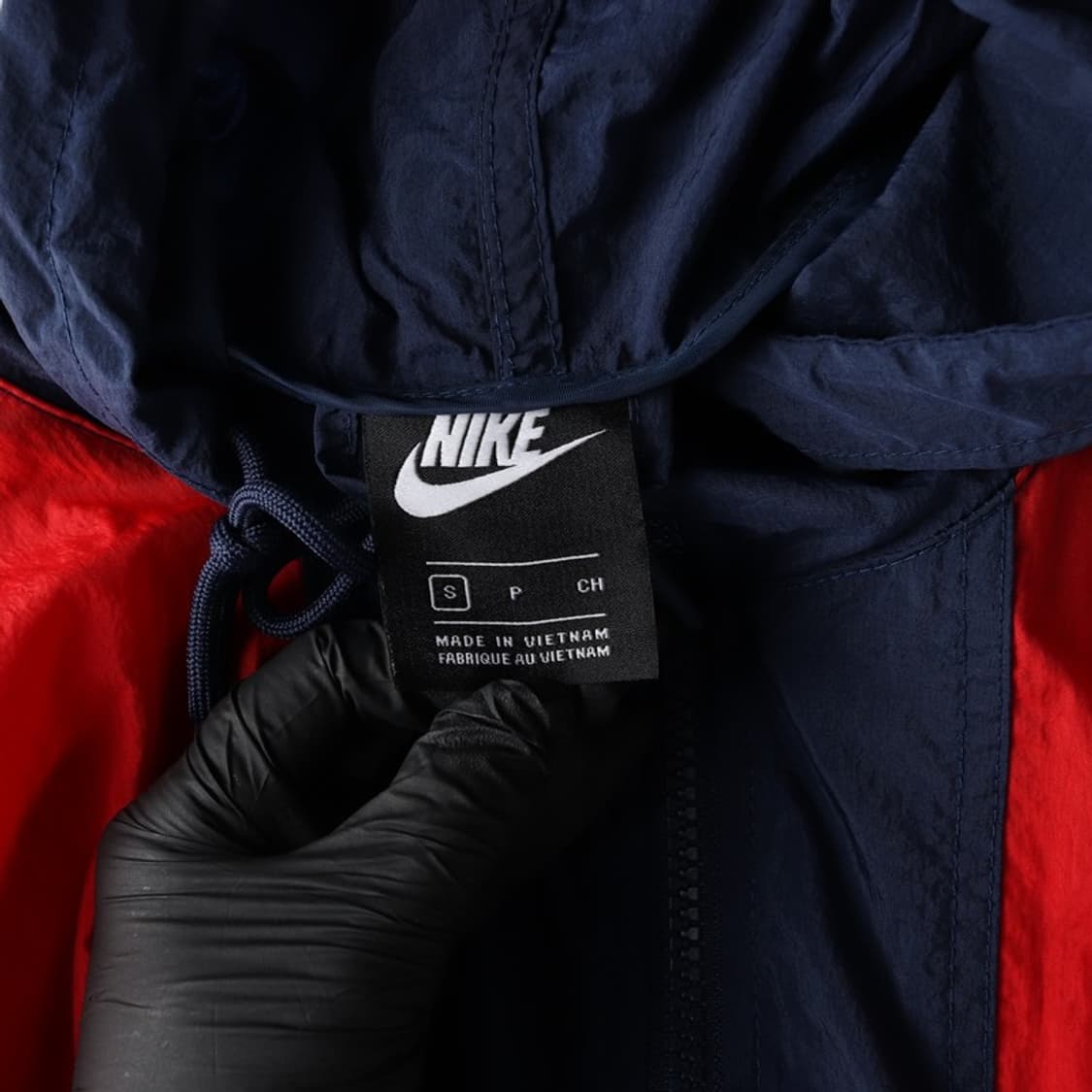 나이키 올드스쿨 컬러블록 후드 바람막이 S 상품이미지5