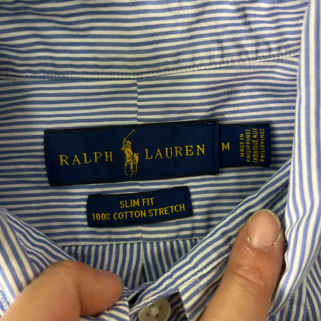 100 폴로랄프로렌 스트라이프 코튼 셔츠 상품이미지4