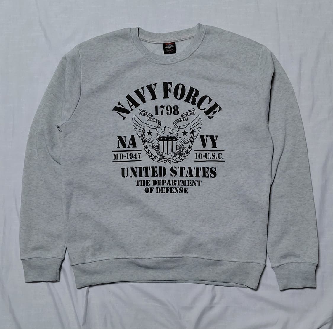 [L] FREESUAL 미 해군(NAVY) 아메리칸 빈티지 기모 맨투맨 상품이미지1