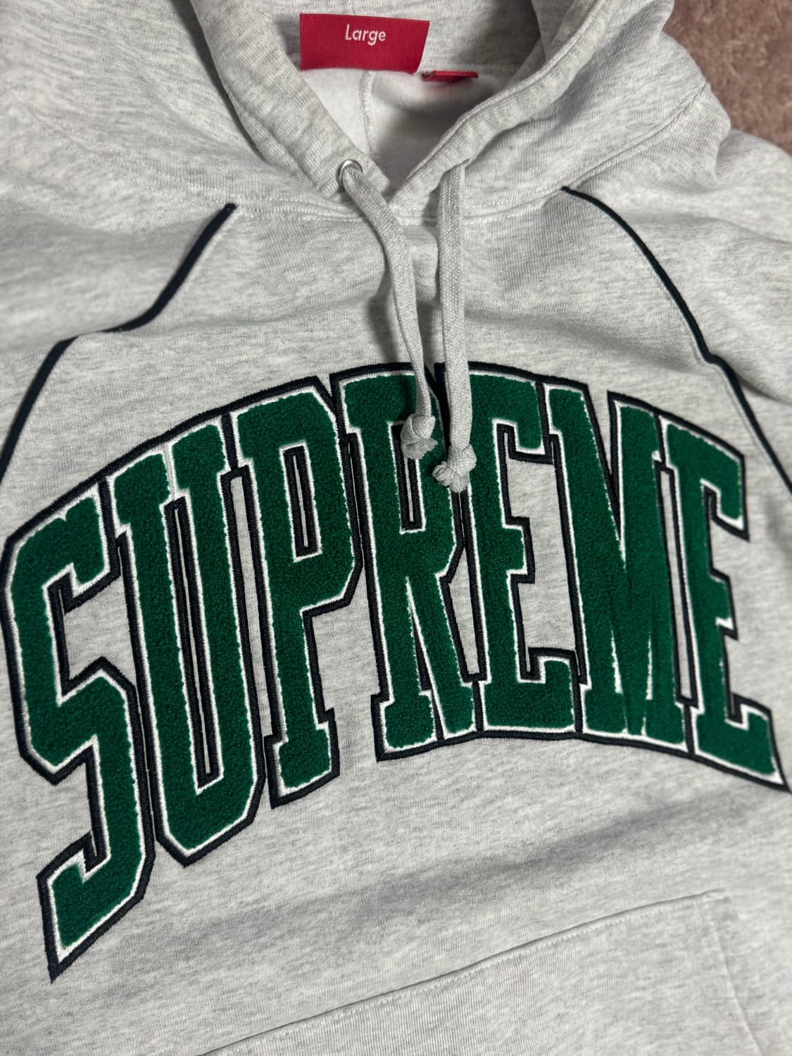 L) 슈프림 박시 파이핑 아크 후드 상품이미지2