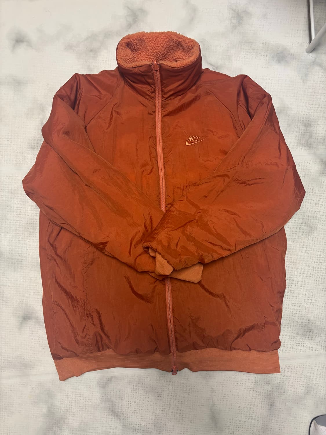 나이키 후리스 리버서블 오렌지 xl 상품이미지3