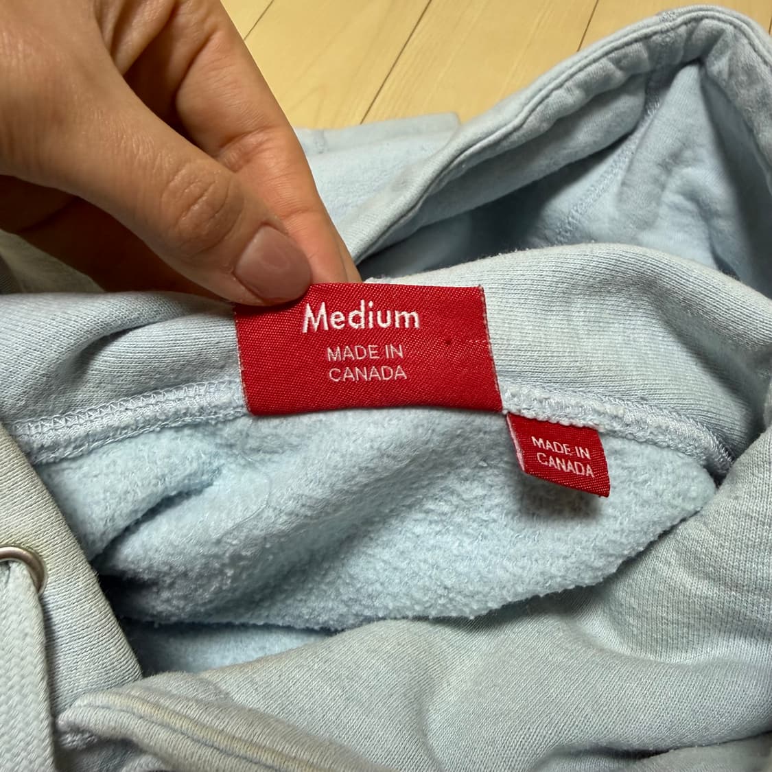 슈프림 레이스 로고 후드티 22ss 상품이미지6