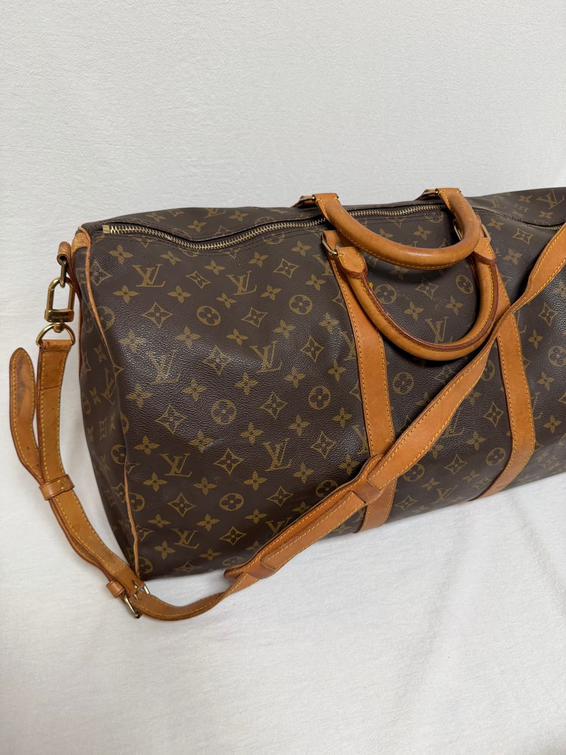 정품 루이비통 키폴 반둘리에 55 모노그램 여행가방 골프가방 보스턴백 상품이미지3