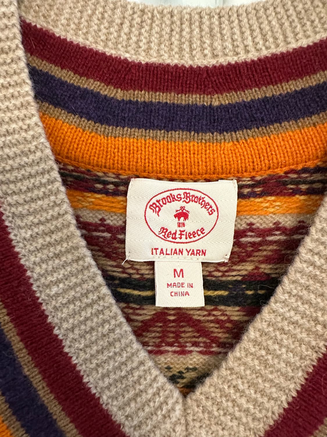 브룩스 브라더스 니트 베스트 조끼 M 상품이미지3