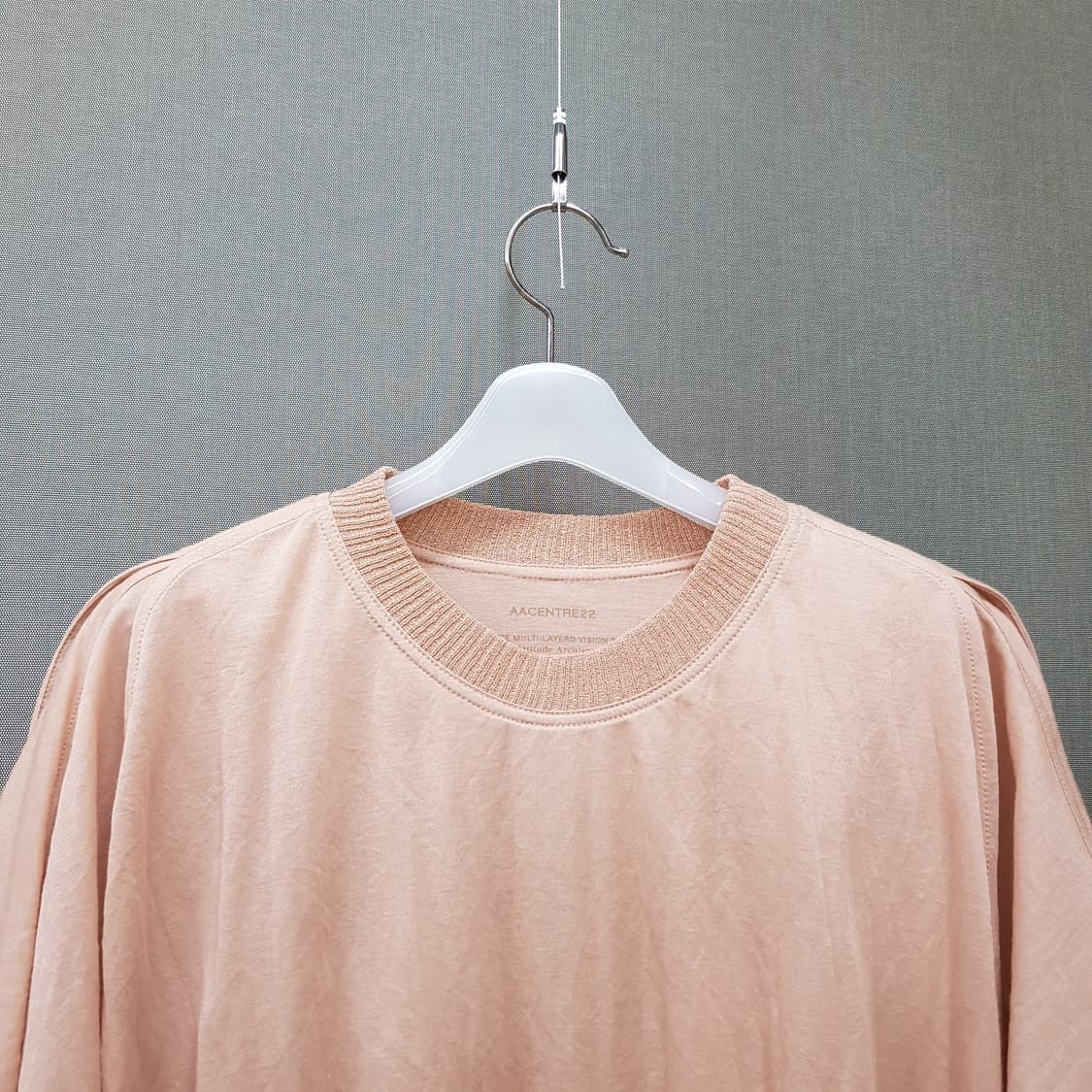 한섬 시스템 2022 니트배색 볼륨핏 탑 S사이즈 상품이미지2