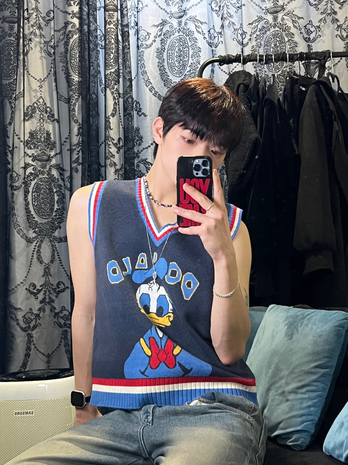 JPN Vintage Knit vest 상품이미지7