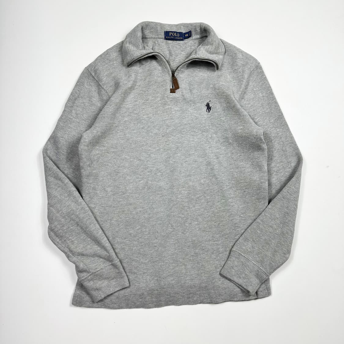 폴로 랄프로렌 여성 클래식 반집업 니트 XS 상품이미지1