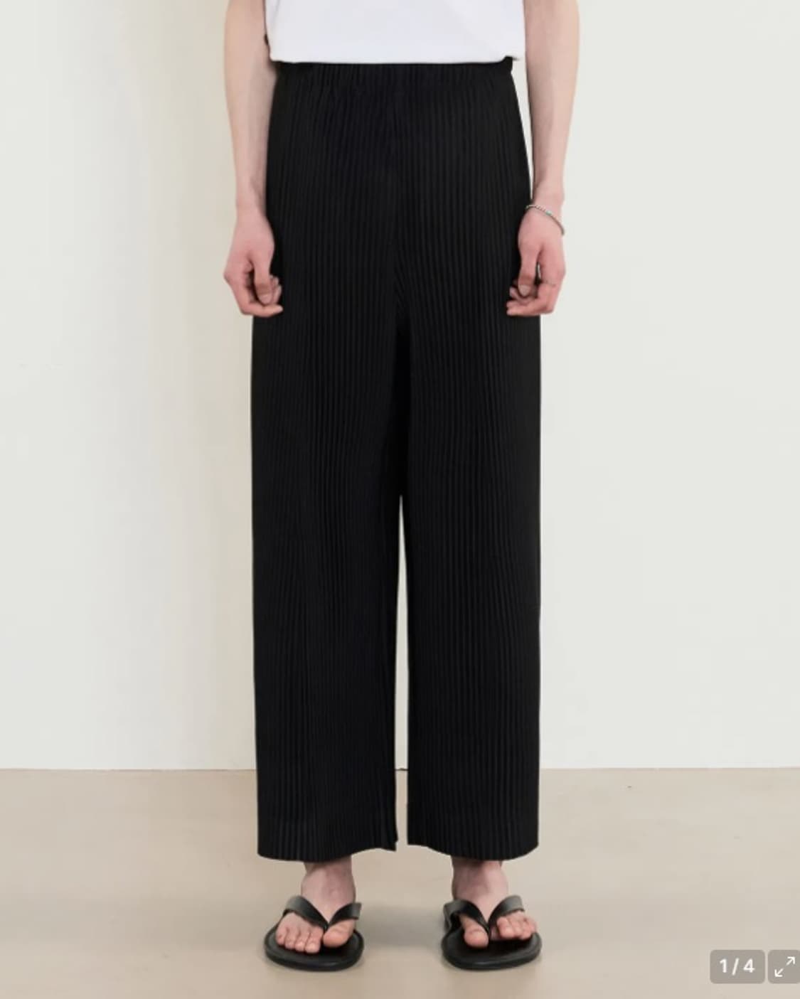 tngt yoyogi 와이드핏 플리츠 팬츠 상품이미지1