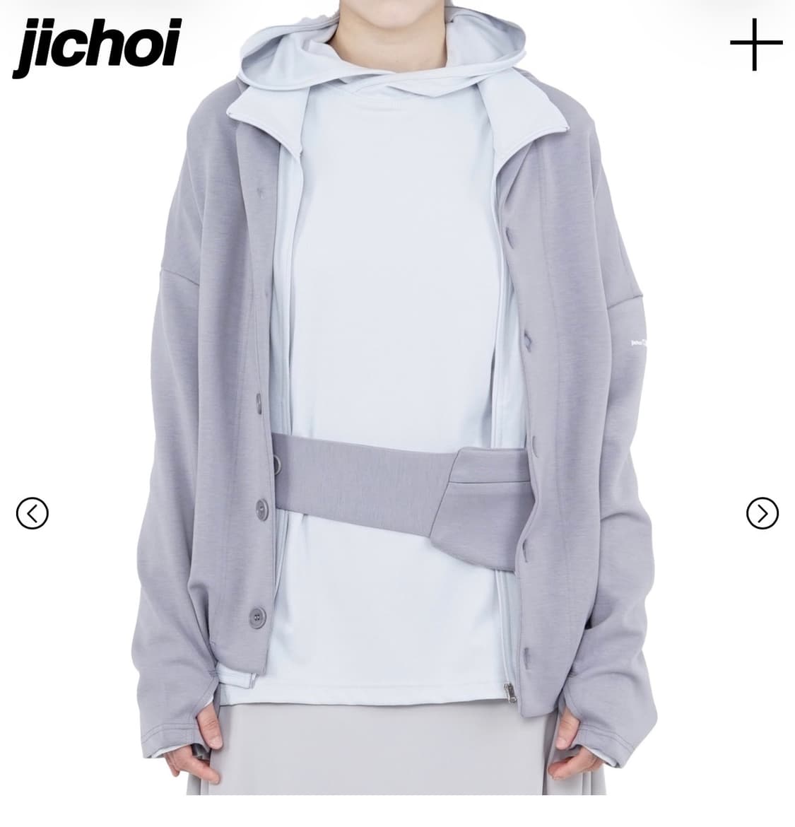 지초이 이지자켓 라이트그레이 색상 상품이미지1
