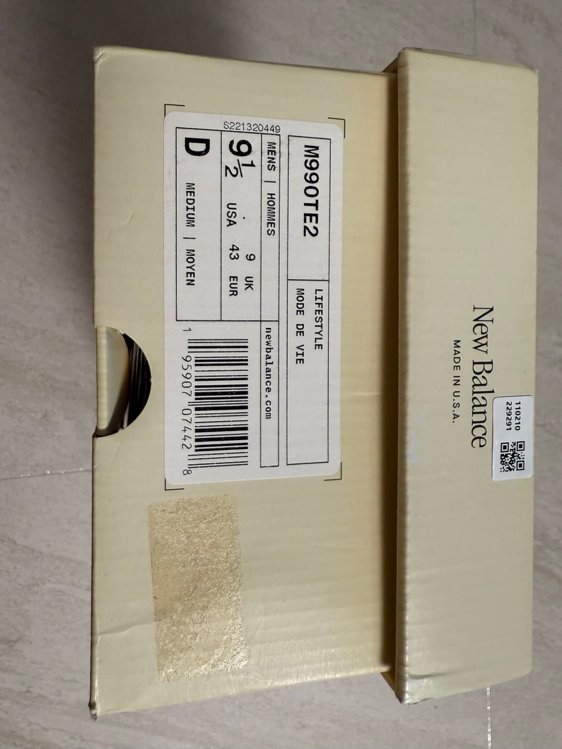 뉴발란스 990v2 블랙 트루카모 275 상품이미지8