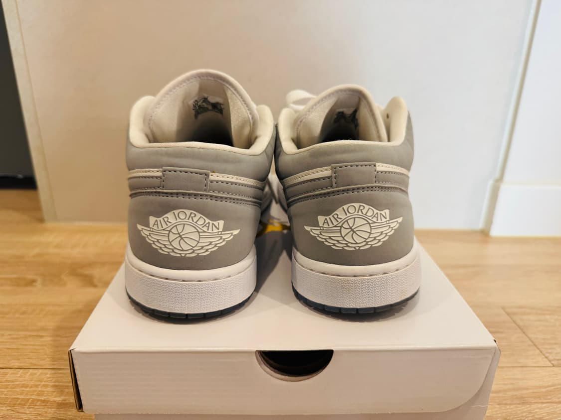 [W285] 조던 1 로우 화이트 울프 그레이 상품이미지4