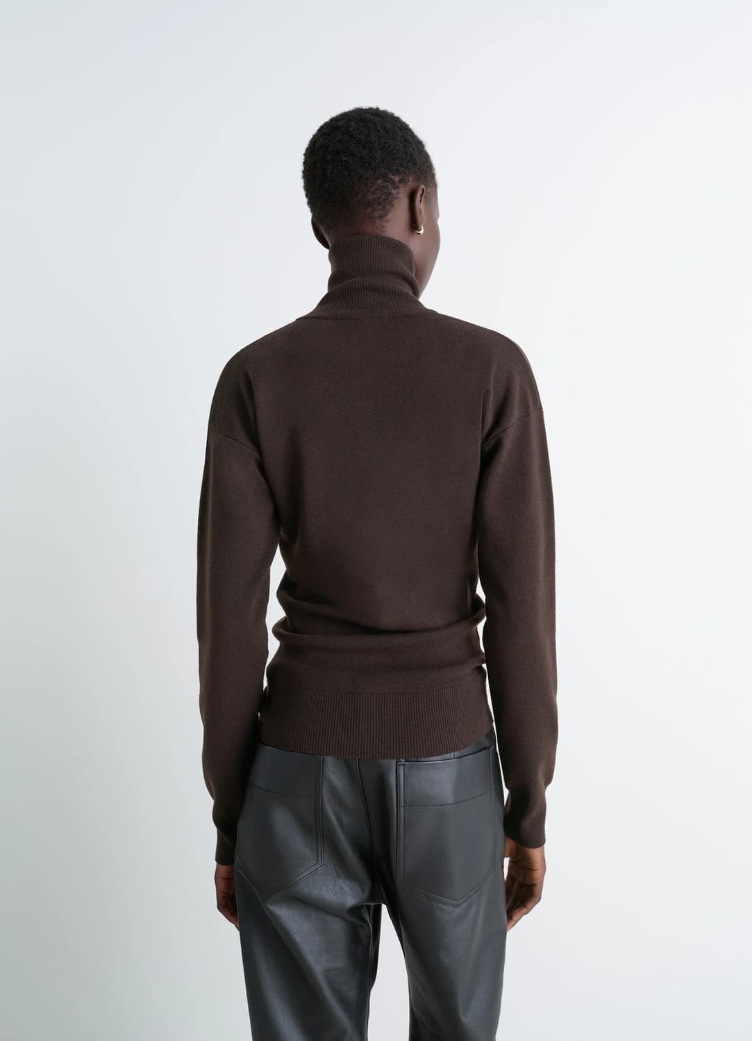[XS,S,M]르메르 25fw 버튼 피티드 가디건/브라운 상품이미지4
