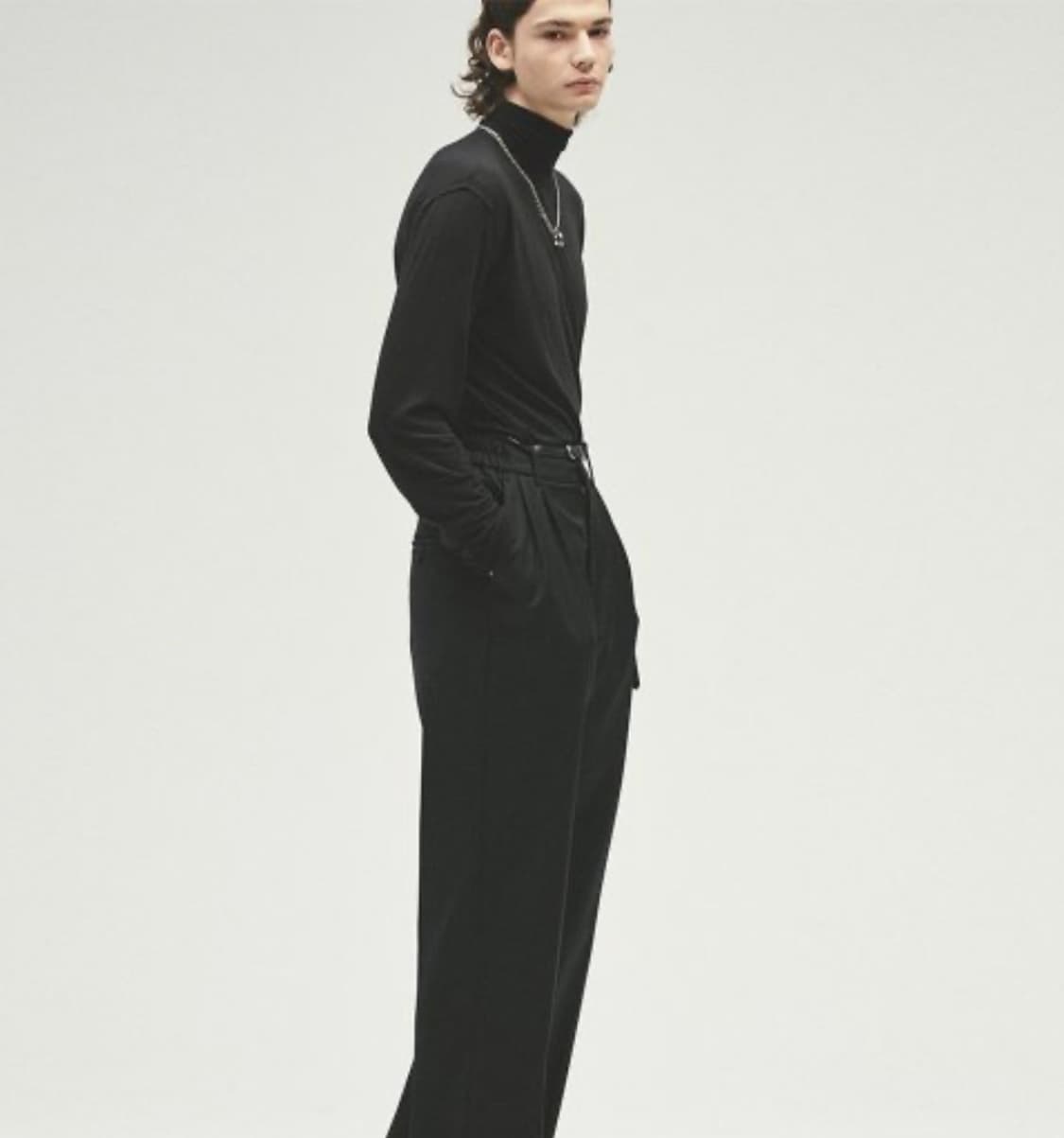 알렌느 모달 하이넥 티셔츠 2종 상품이미지7