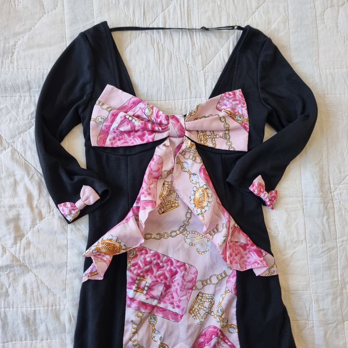 MARS 프리미엄 클래식 쥬얼핑크 리본  마즈원피스 상품이미지4