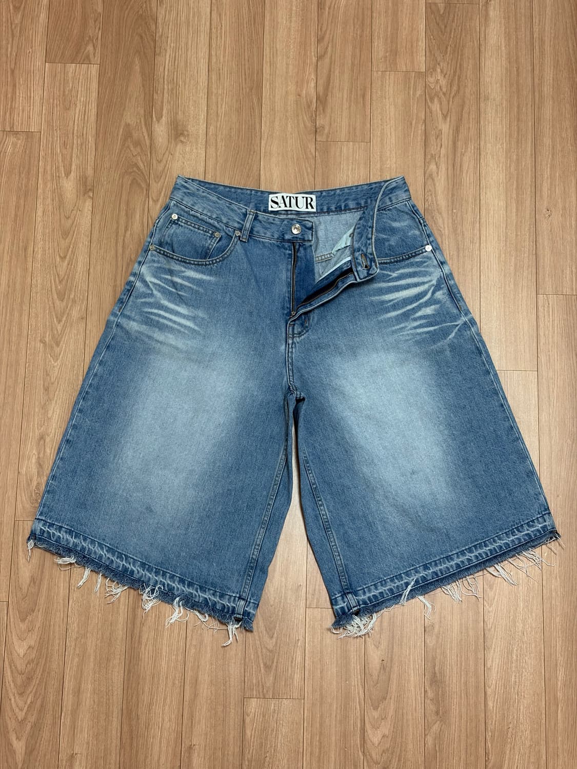 세터 가봉 데님 버뮤다 라이트블루 / M 상품이미지1