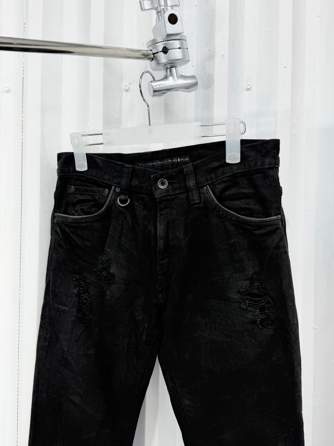 Tete Homme coated damage pants 상품이미지6