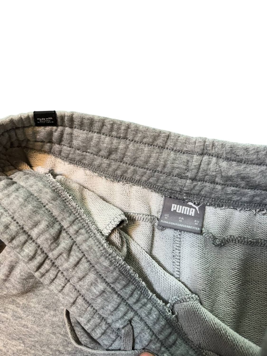 푸마 라이트 그레이 트레이닝 팬츠 상품이미지3