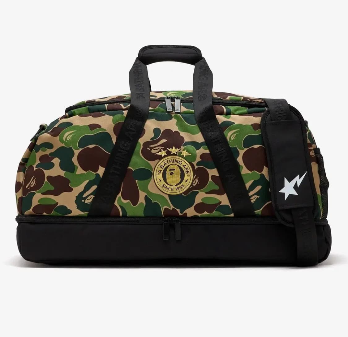 아디다스 x 베이프 더플백 크루 그린 상품이미지1