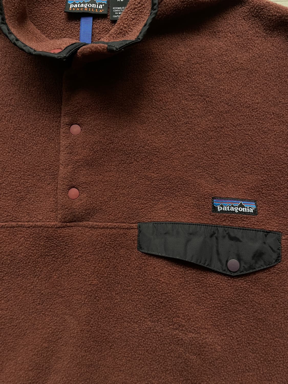 90s 파타고니아 신칠라 브라운 rare 빈티지 상품이미지4