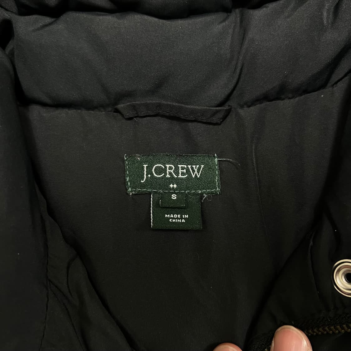 제이크루 여성 덕다운 후드 롱패딩 점퍼 [블랙] S/90 상품이미지4