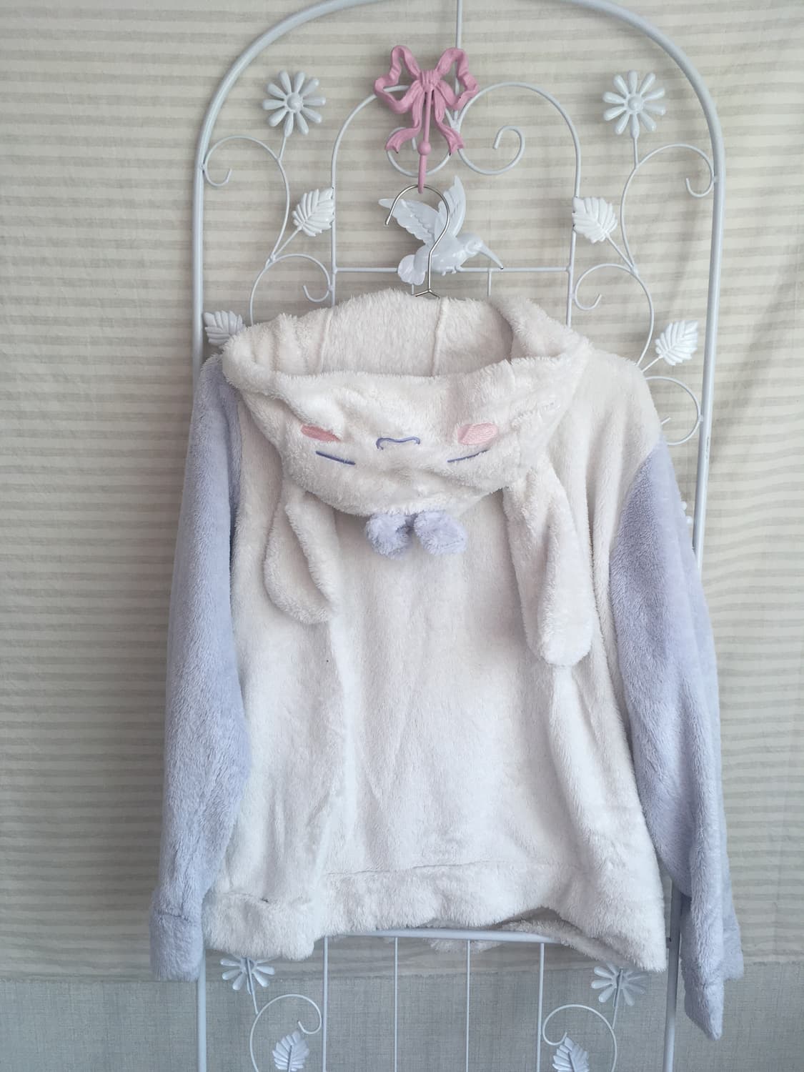 jpn vintage 시나몬 롤 폼폼 후드 집업 갸루 펑키 상품이미지2