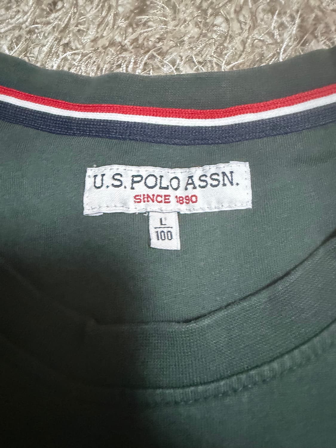 [L] U.S.POLO.ASSN. US폴로 긴팔 슬리브 그린 상품이미지3