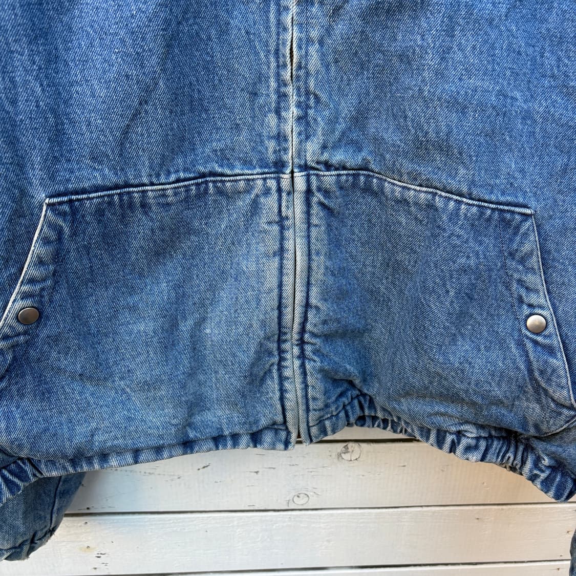 Polo 폴로 8~90s made in usa 베이포트 데님 자켓 상품이미지7