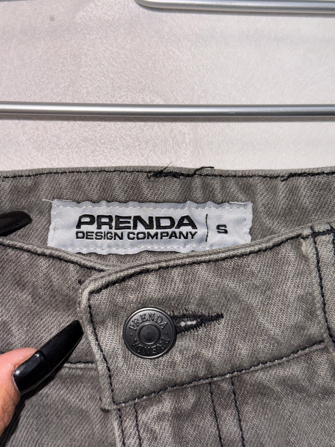 Prenda denim unbalanced midi skirt 상품이미지5