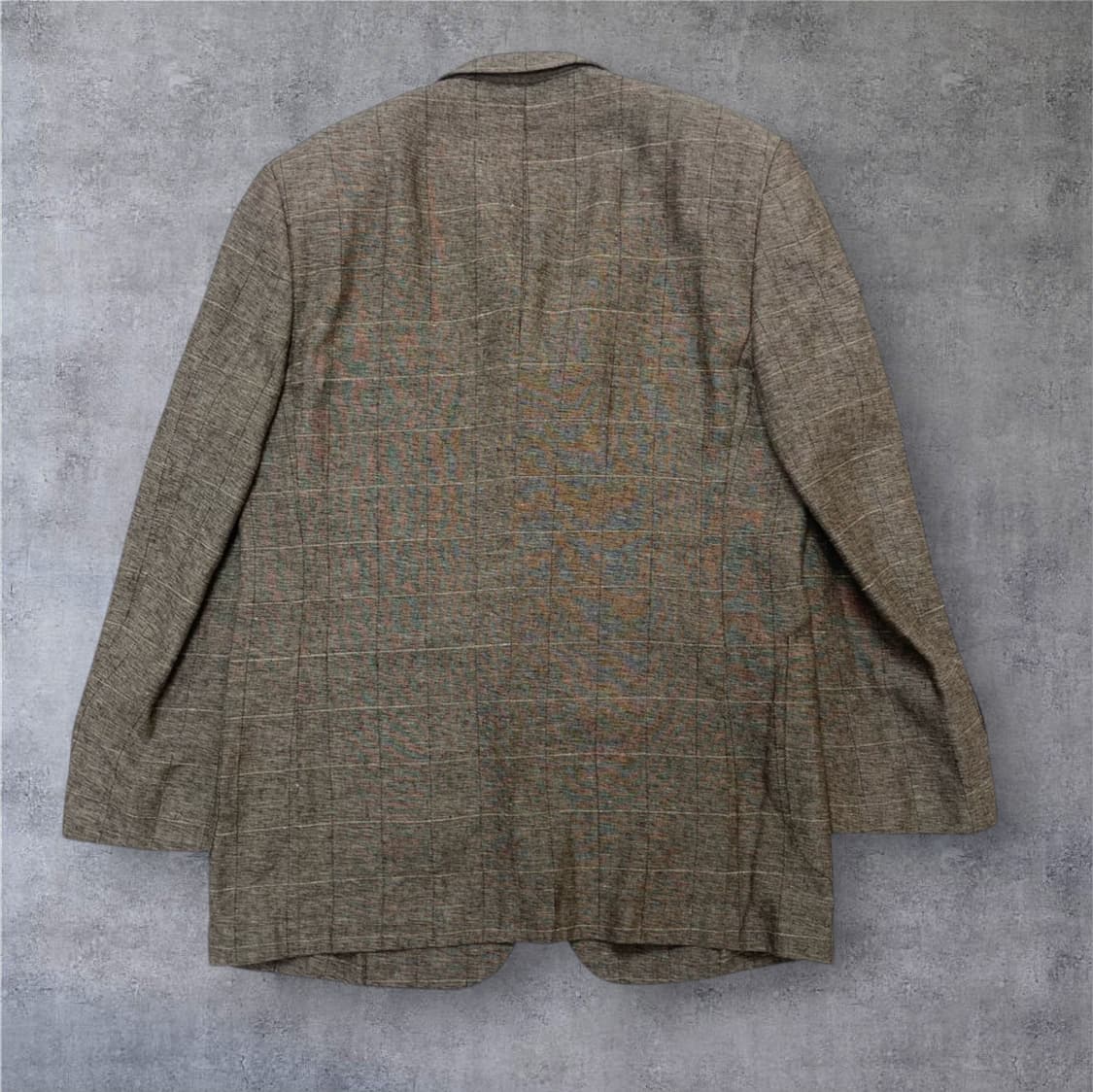 발망 Balmain 브라운 체크 린넨 블레이저 자켓 104R 상품이미지9