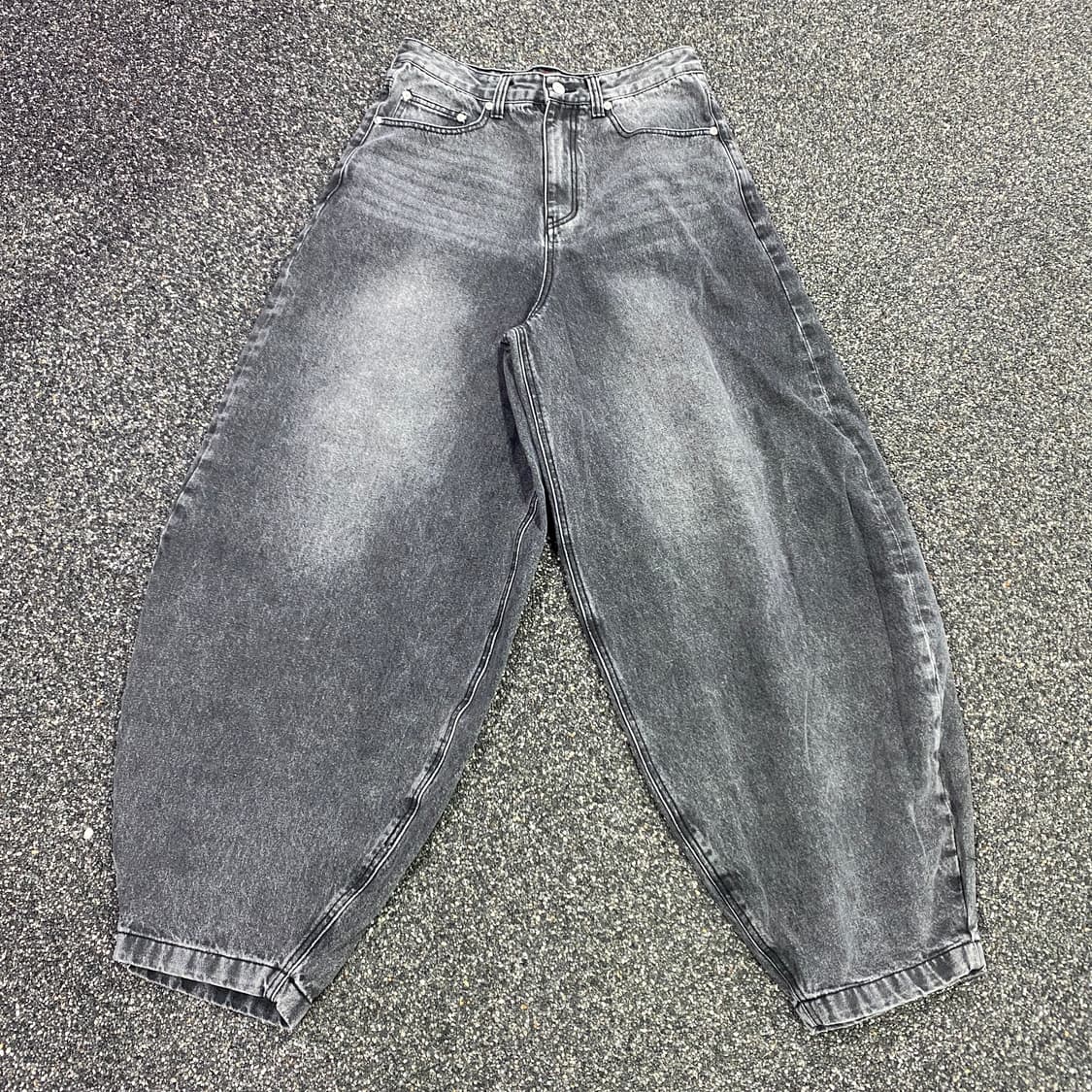 빈티지 KICHUL 와이드 벌룬핏 데님 팬츠 B3745 상품이미지3