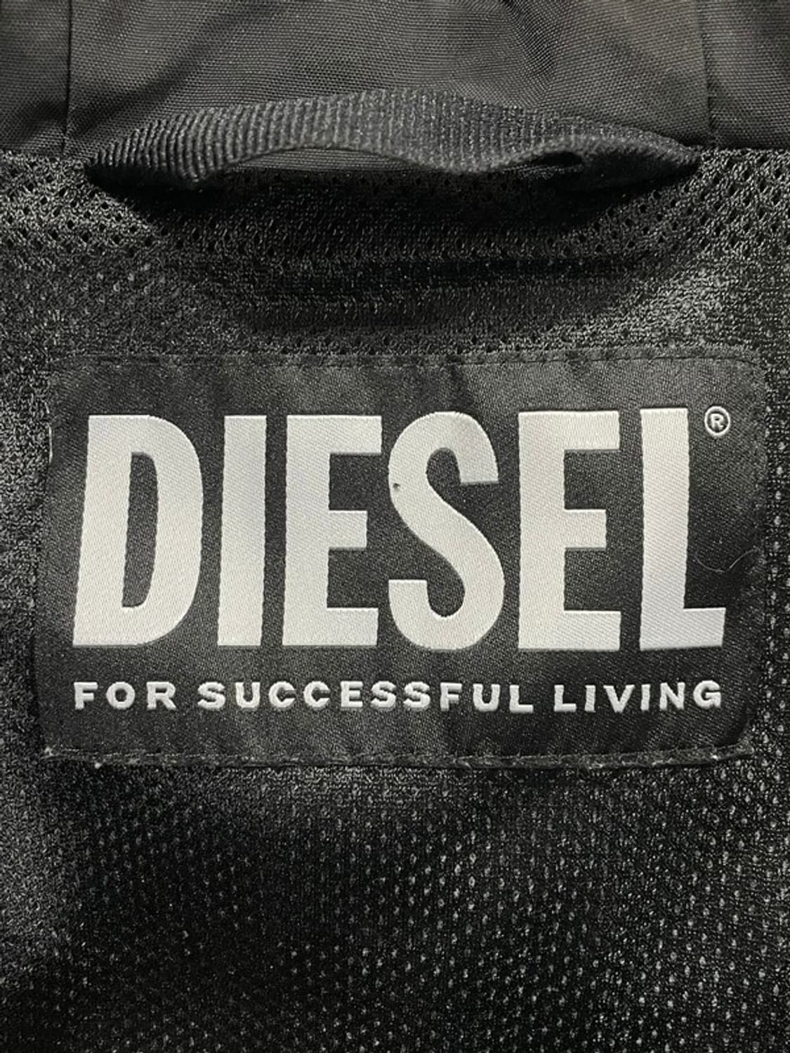 디젤 J 하이브스 콘트라스트 파이핑 윈드브레이커 블랙 XL B00559 상품이미지3