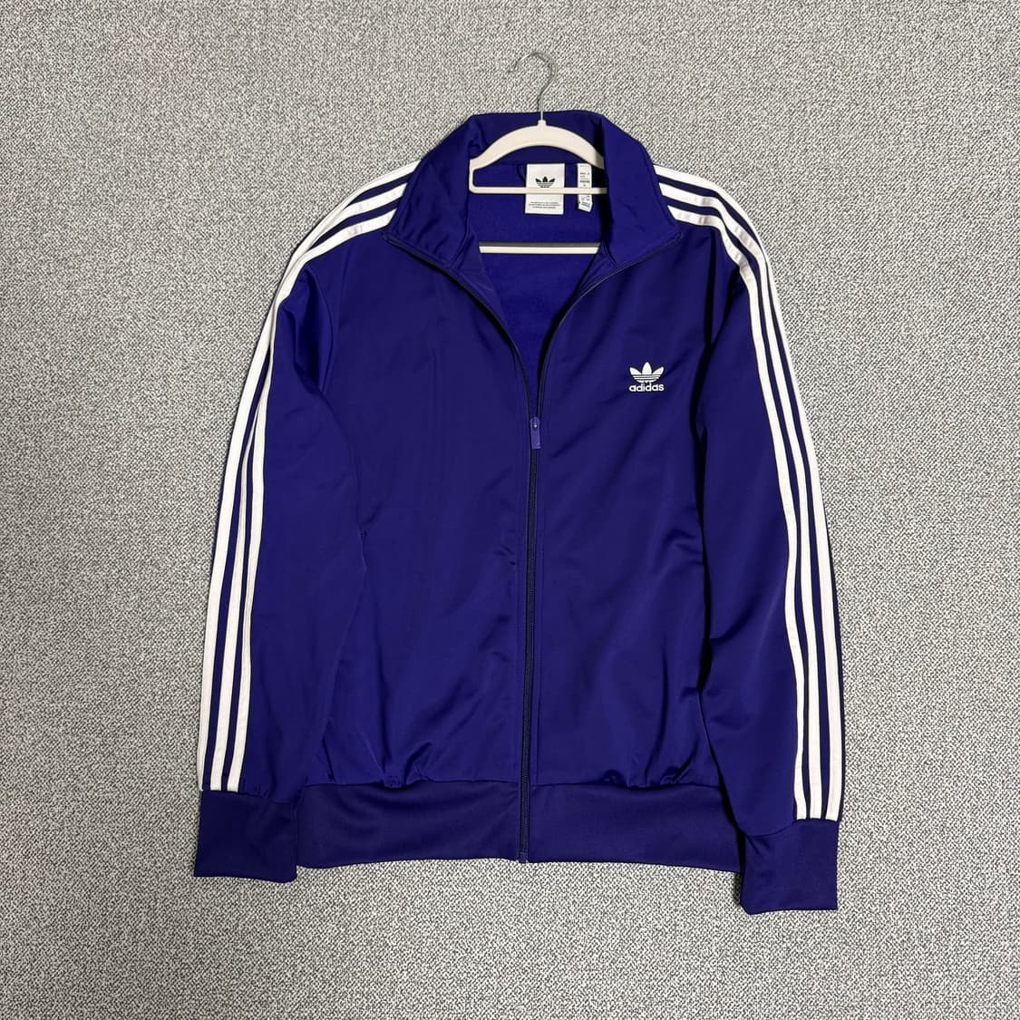 아디다스 파이어버드 져지 퍼플 보라 XL 트랙탑 상품이미지1