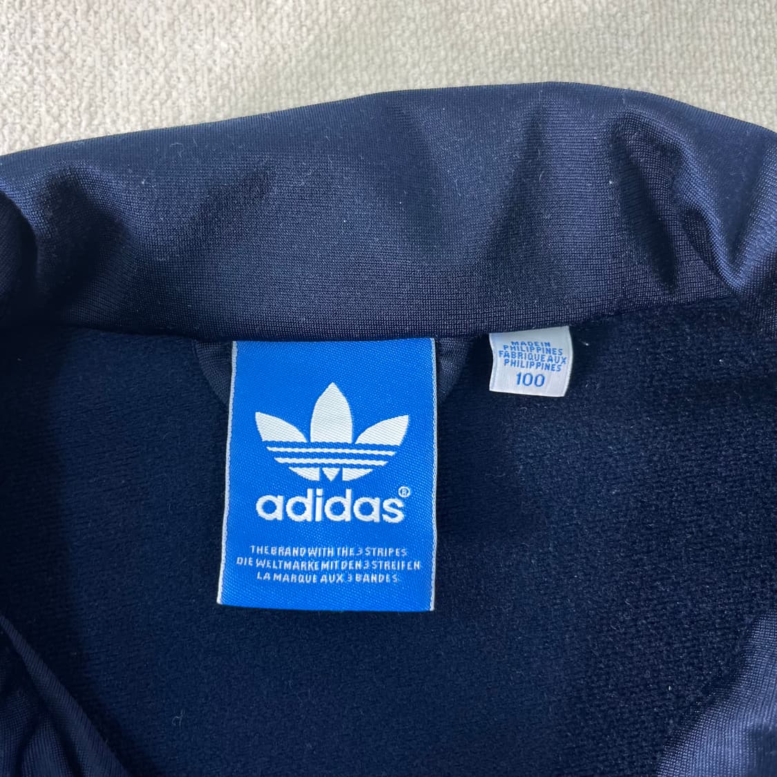 100 아디다스 파이어버드 네이비 트랙탑 져지 상품이미지3