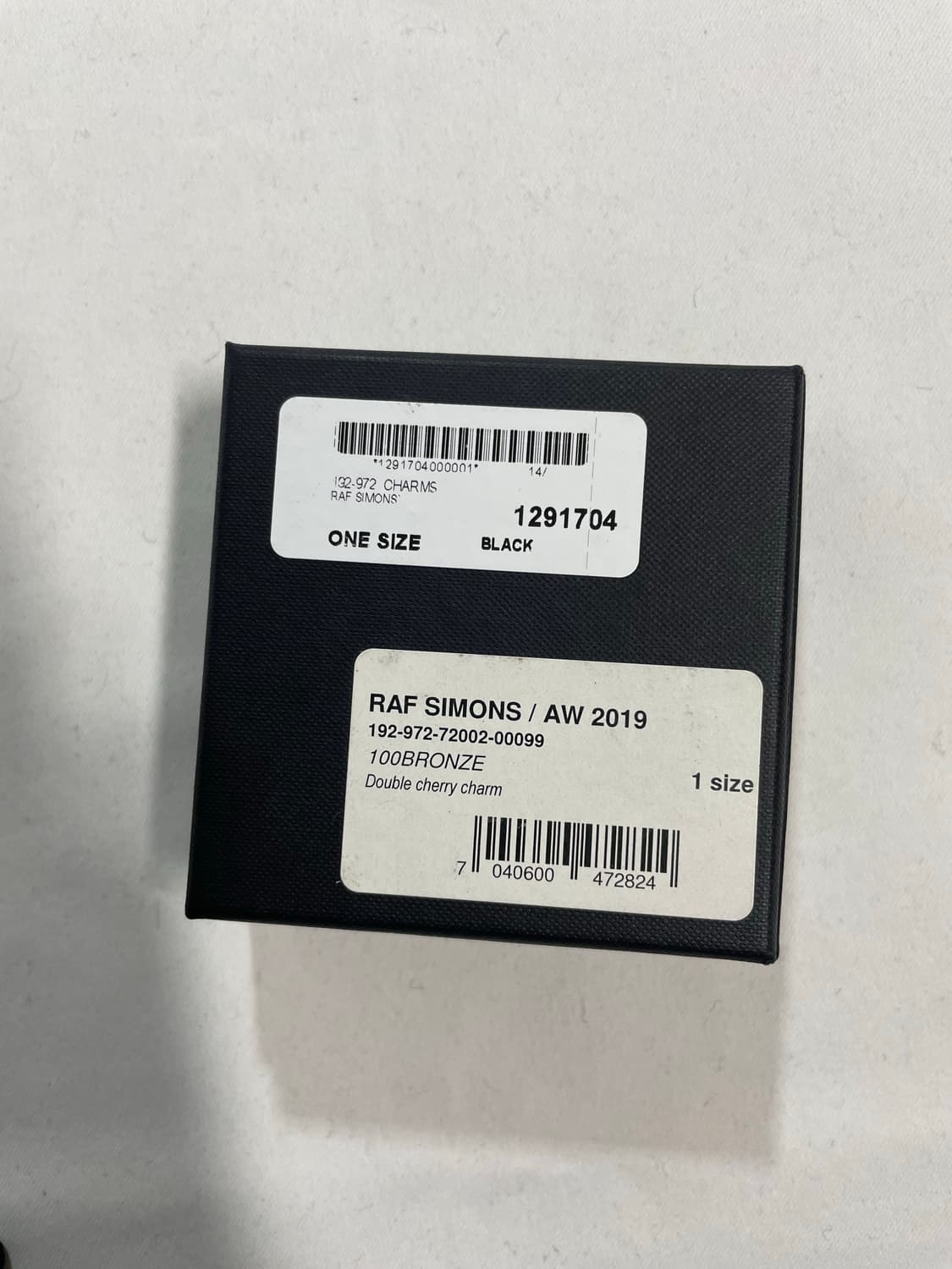 라프시몬스 19aw 더블 체리 참 키링 상품이미지5