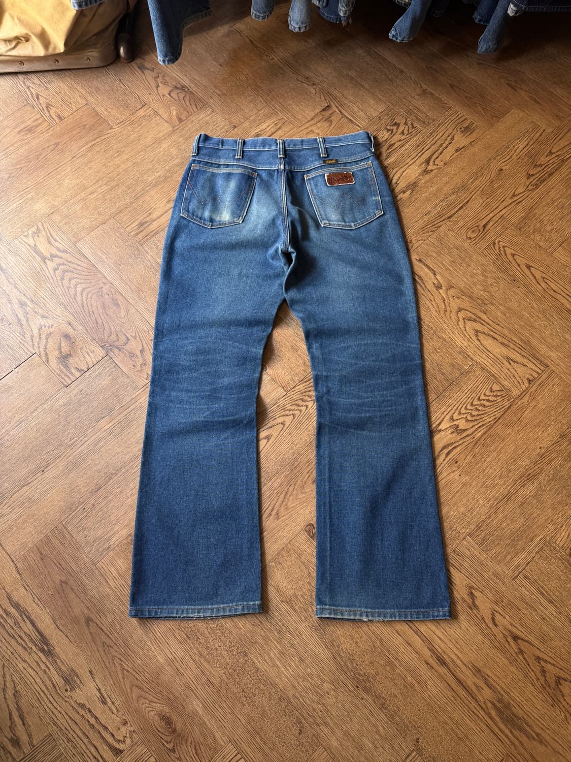 [32]90's 랭글러 Made in USA 웨스턴 플레어 데님 팬츠 상품이미지7