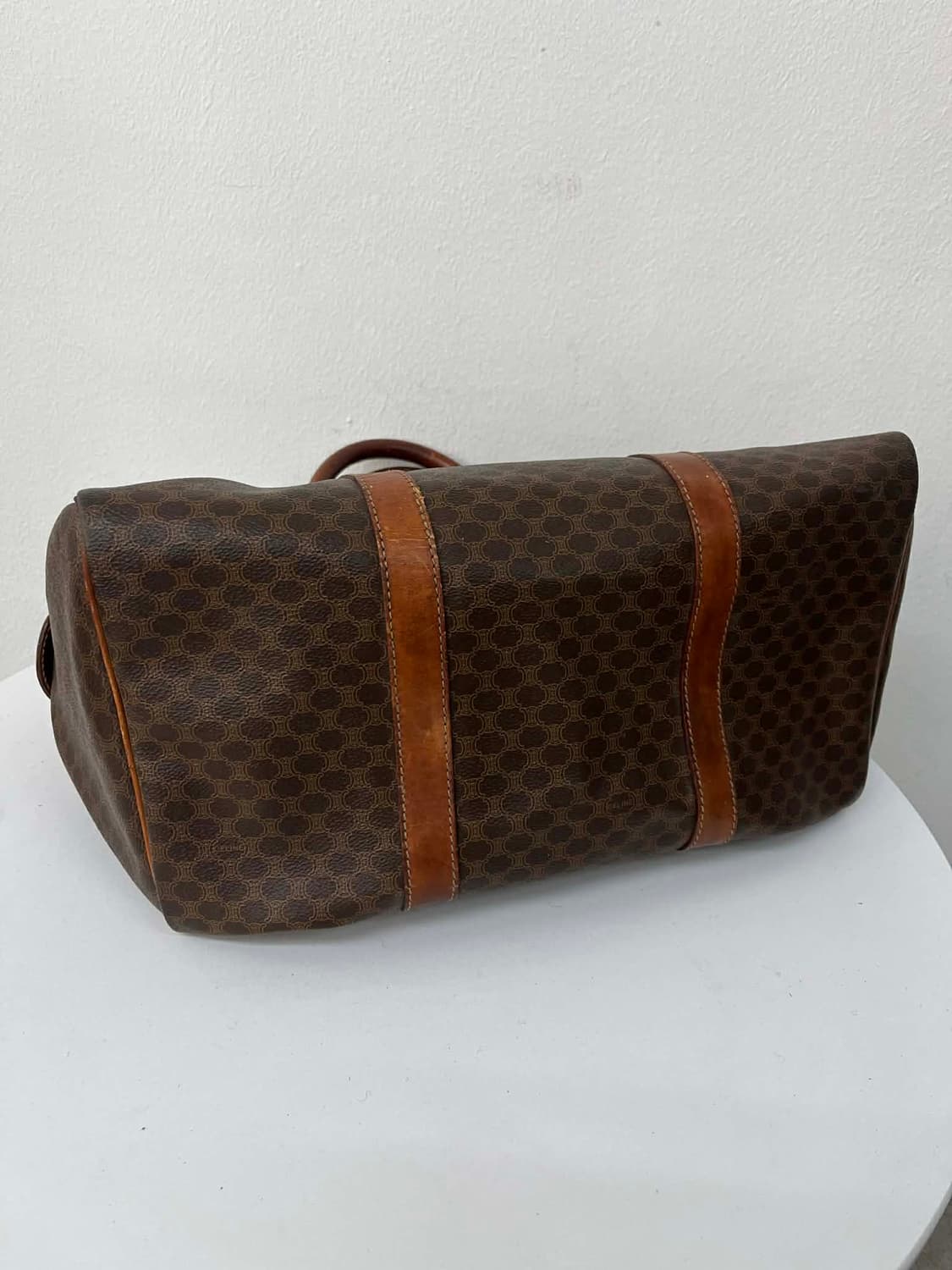 셀린느 빈티지 마카담 블라종 빅 보스톤백 여행가방 토트백 상품이미지5