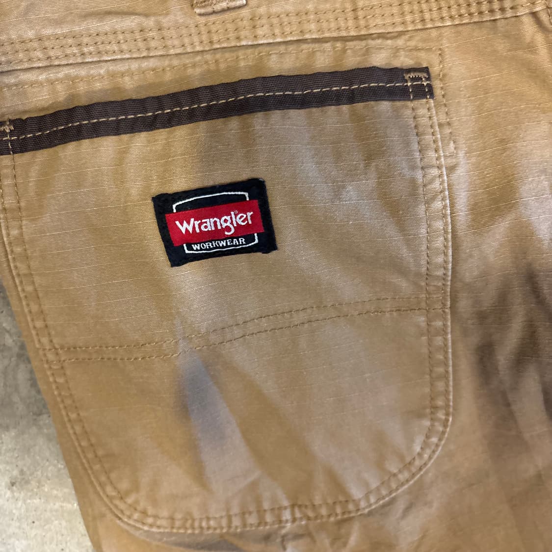 랭글러 헤비코튼 립스탑 더블니 워크 팬츠 상품이미지10