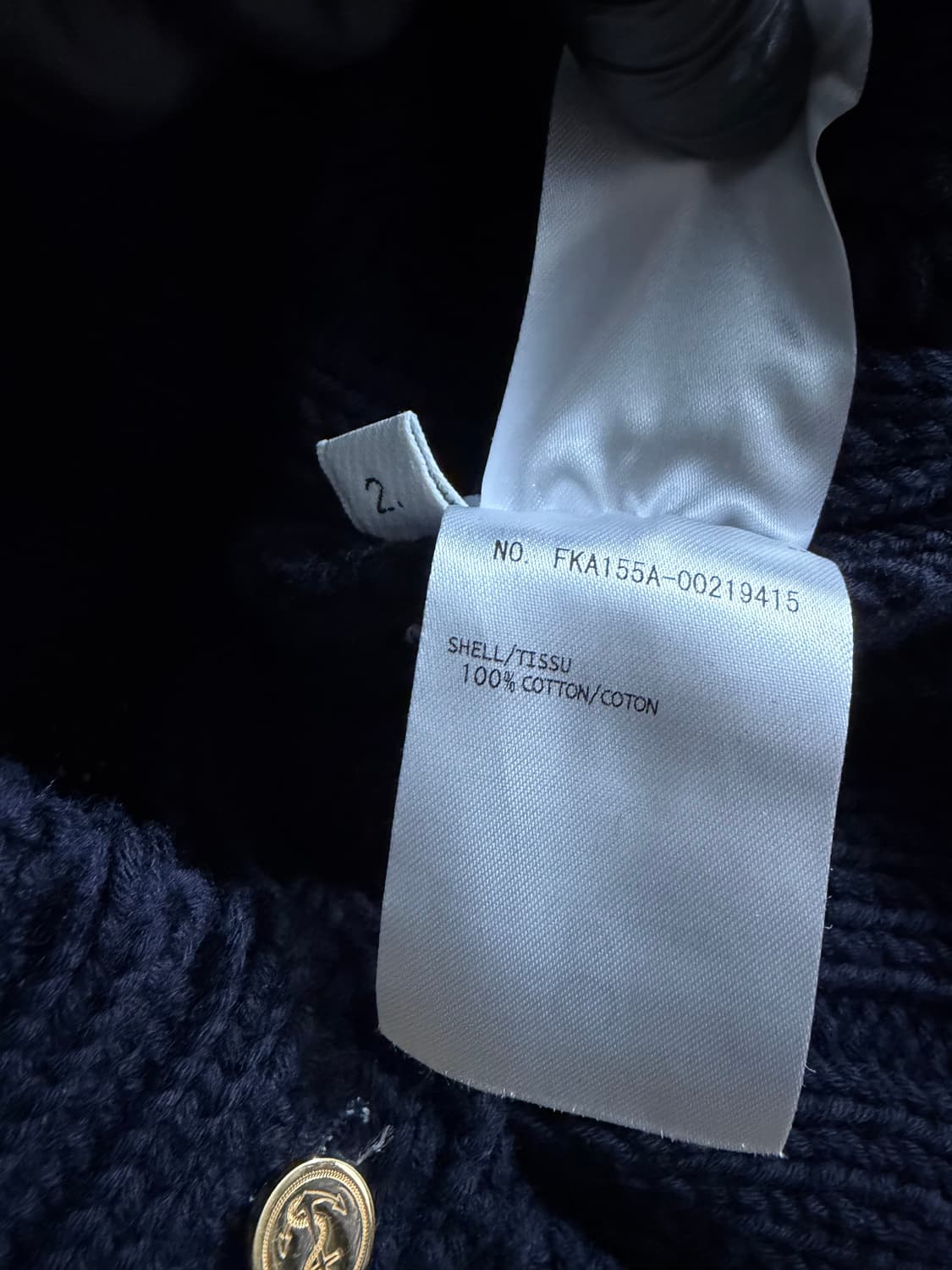 톰브라운 정품 금장 케이블 반팔니트 상품이미지8