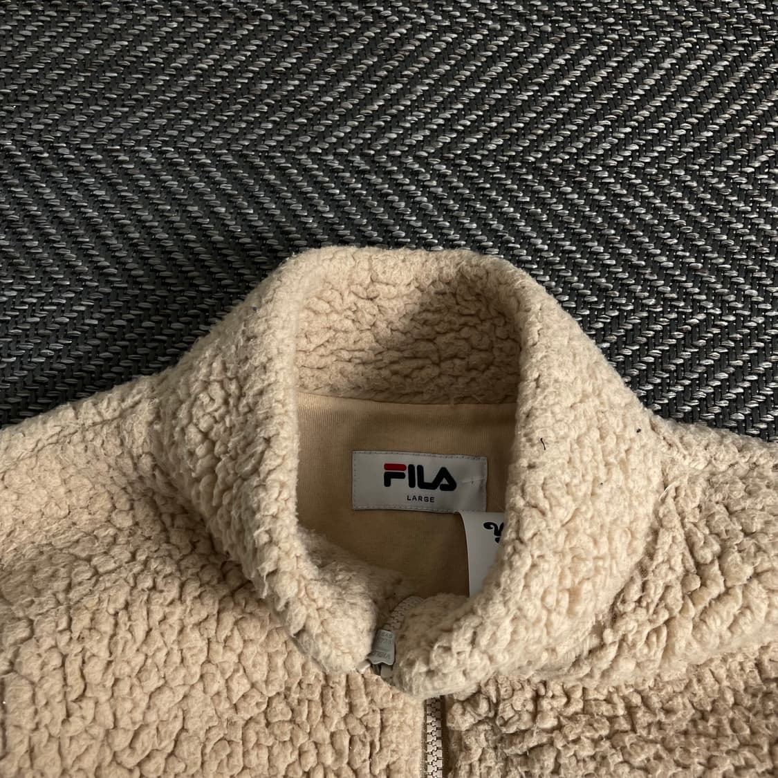 필라 빅로고 미니멀 양털 플리스 자켓o 3053 상품이미지6