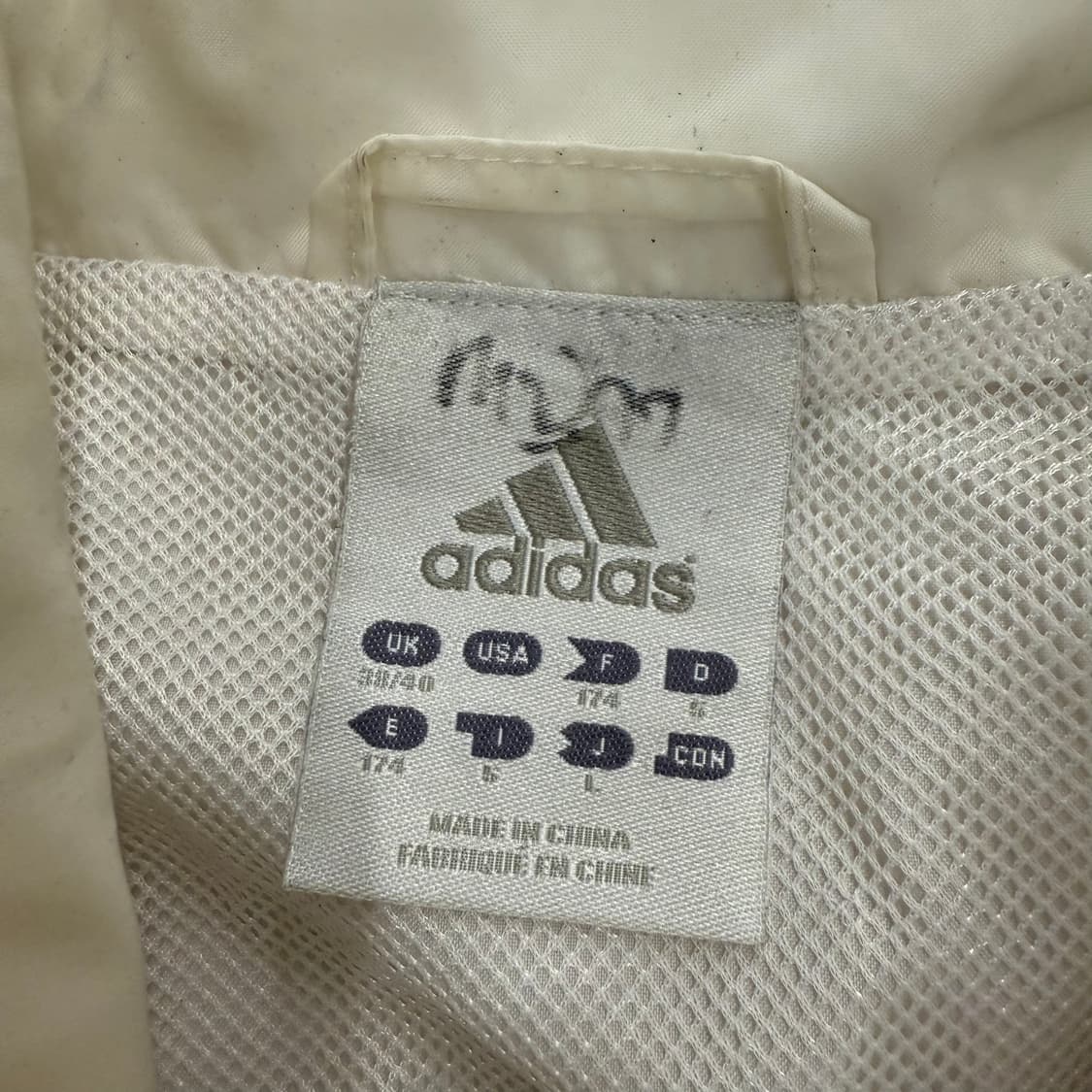 [정품] 아디다스 레알마드리드 바람막이 화이트 b18 상품이미지5