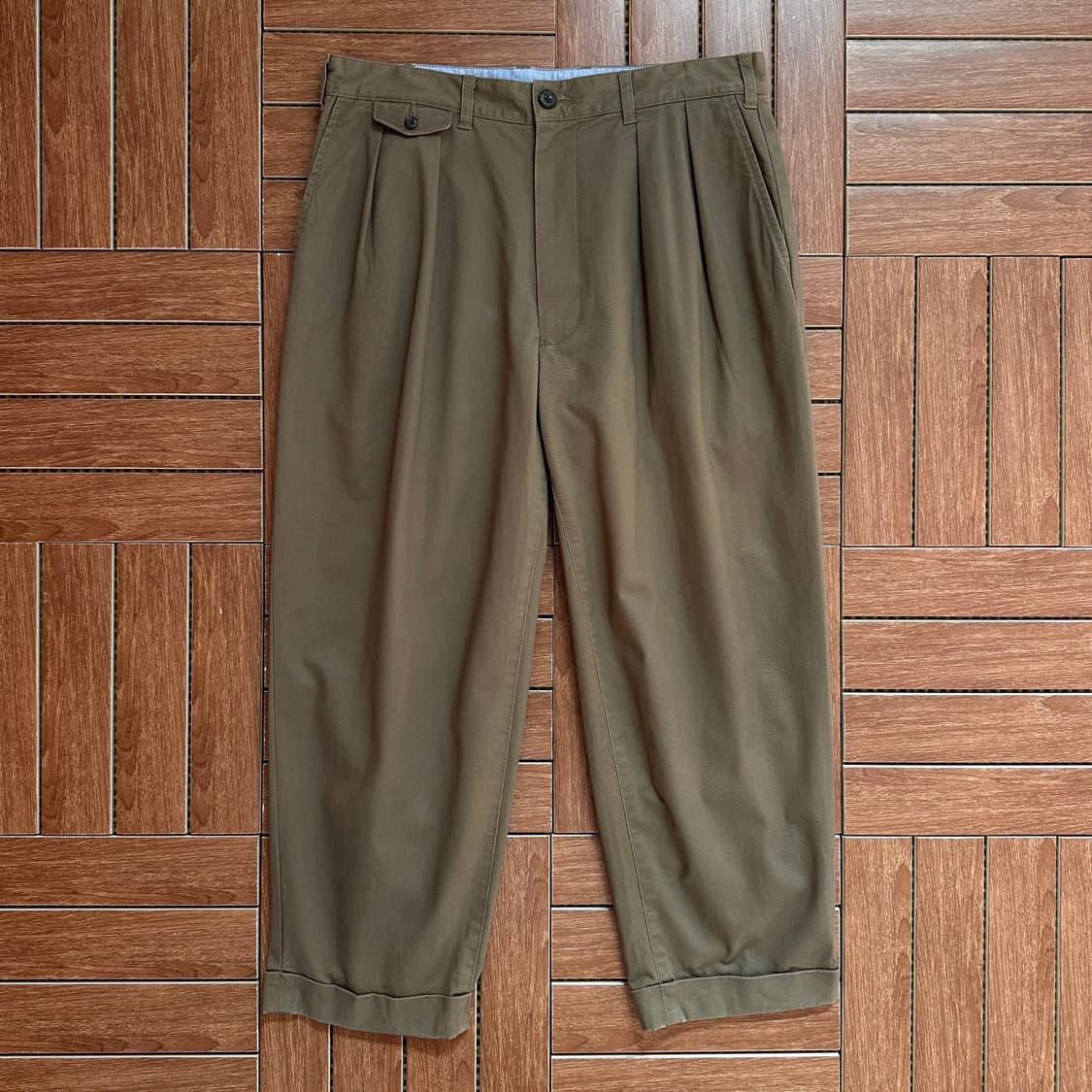 Beams plus two tuck chino crop pants 상품이미지4