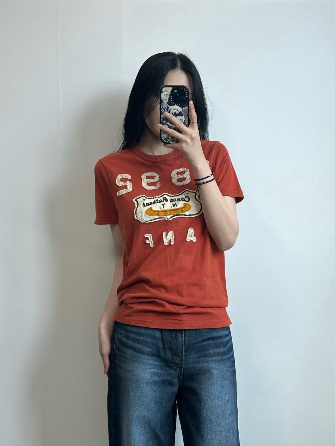 아베크롬비 y2k 와투케 브릭 반팔 티셔츠 상품이미지1