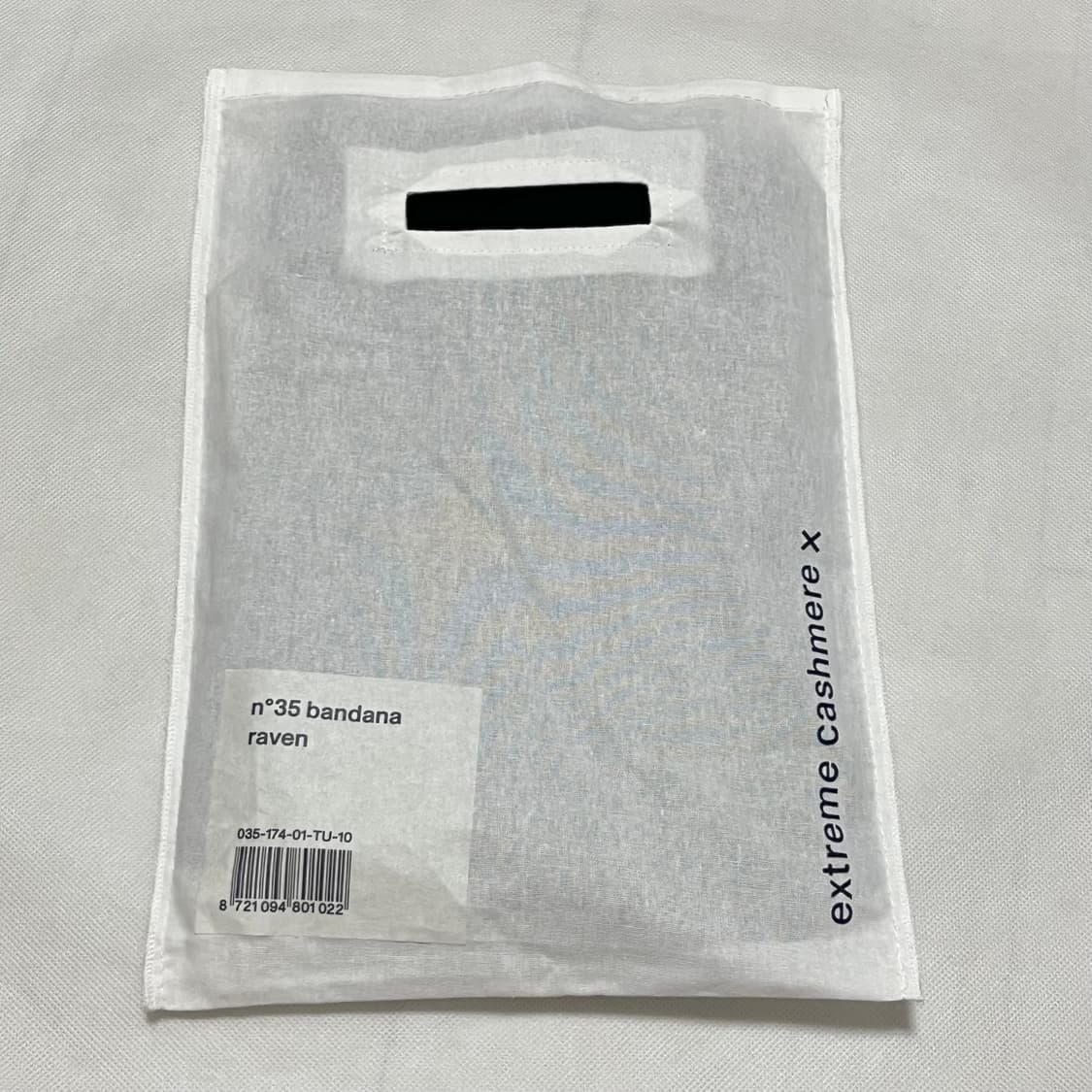 익스트림캐시미어 26ss 반다나 스카프/블랙 상품이미지4