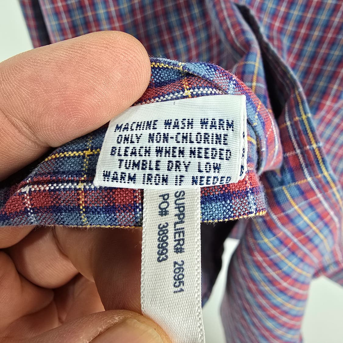 폴로 랄프로렌 Polo 남방 체크 셔츠 XXL 상품이미지9