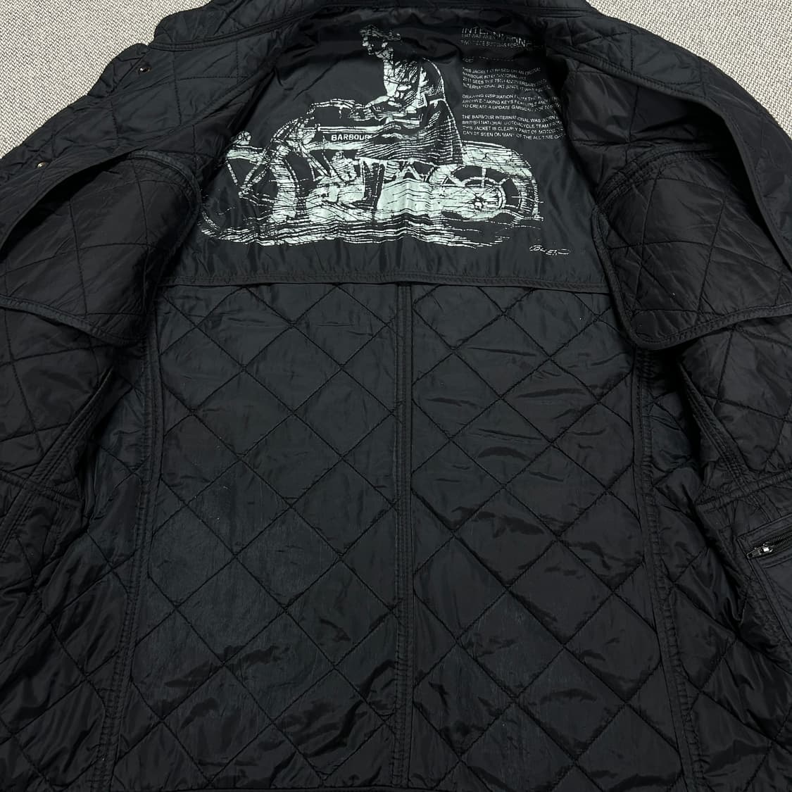 바버 인터내셔널 아리엘 퀼팅자켓(S) 상품이미지6