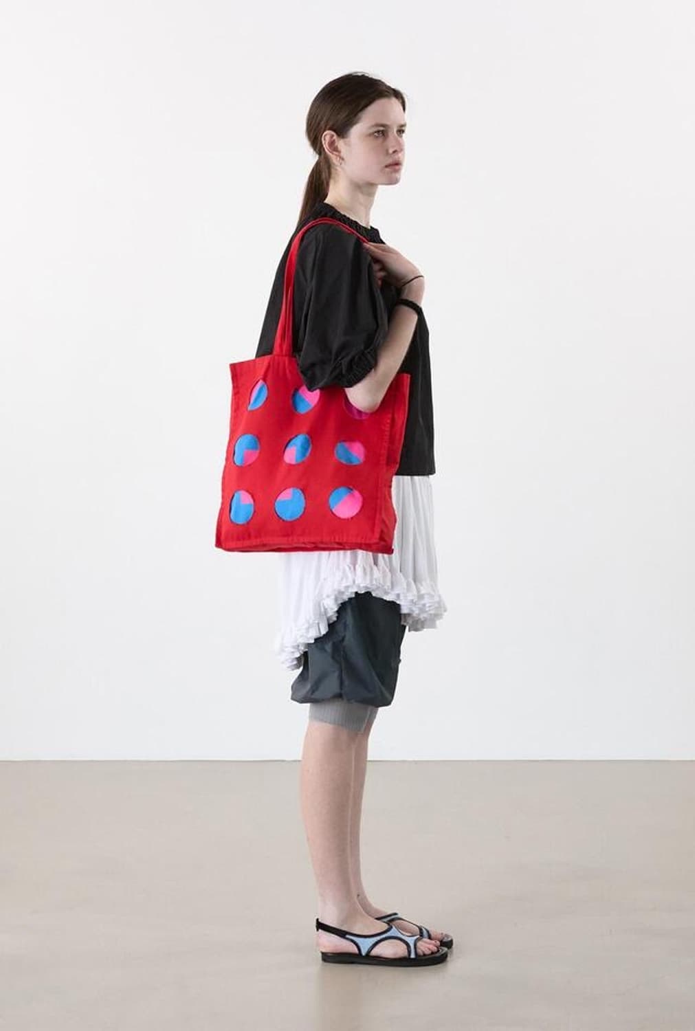 [Cosmoss] FLAG TOTE BAG (RED) 토트백 상품이미지4