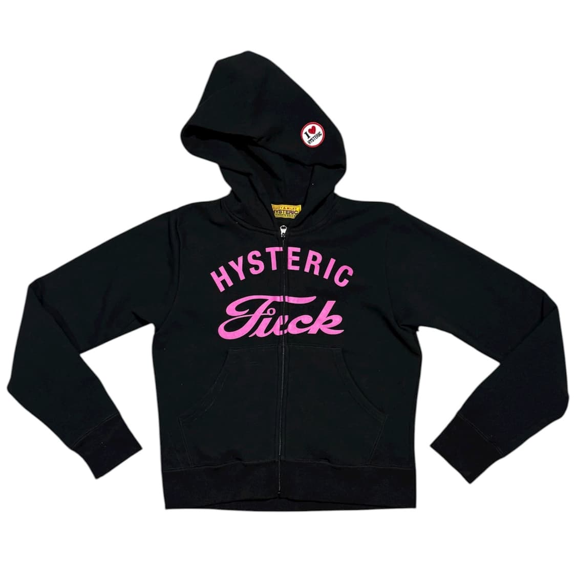 히스테릭 글래머 fuk i<hysteric 패치 후드 집업 자켓 상품이미지1