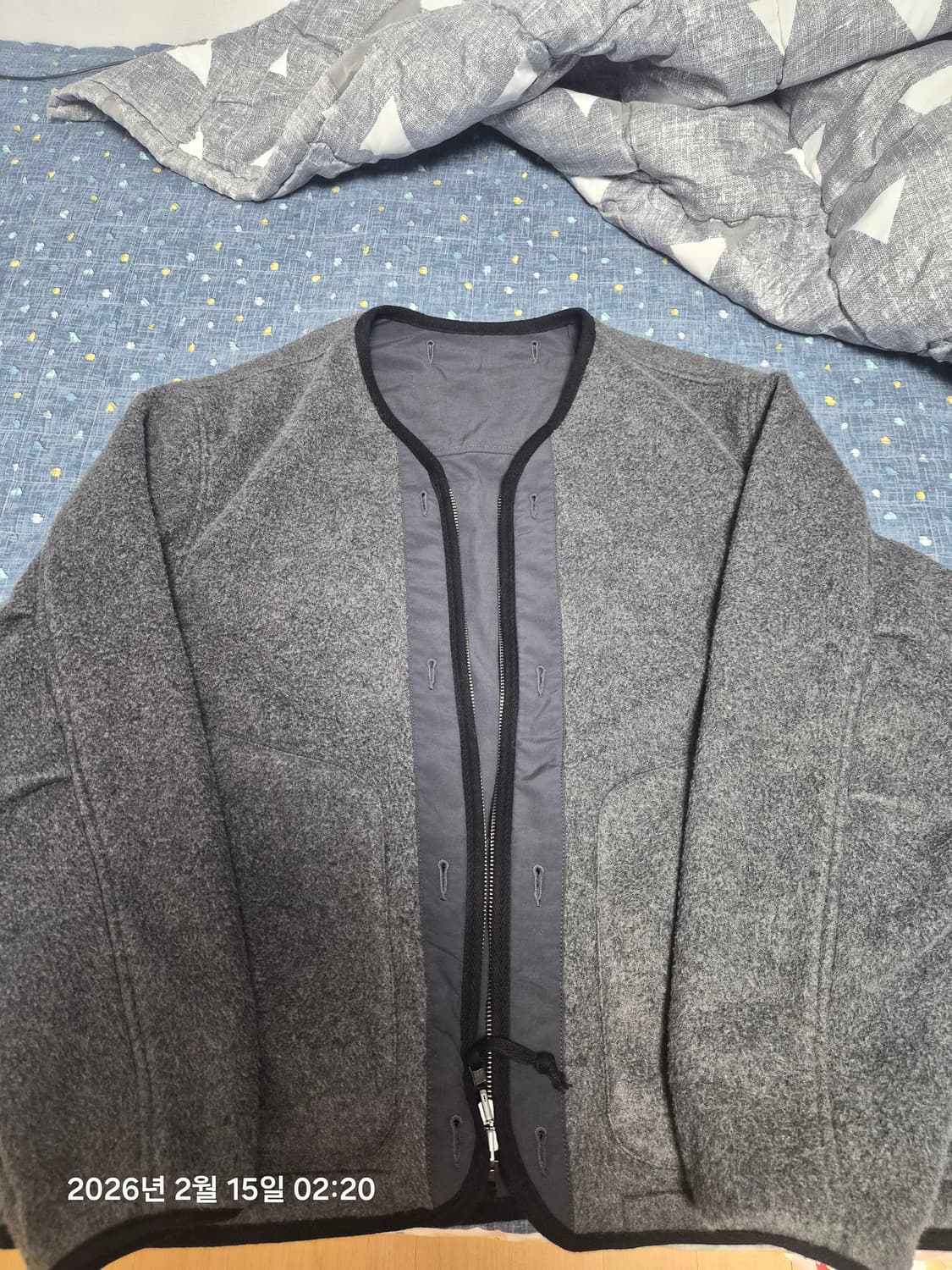 [M]유니온블루 플리스 리버시블 라이너 상품이미지2