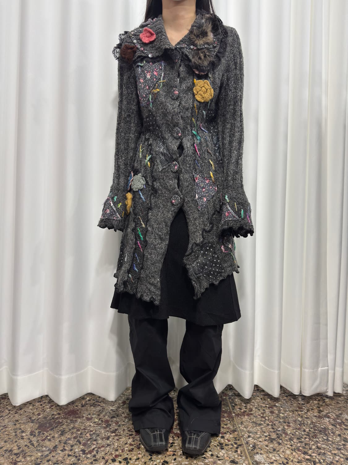 biante fairygrunge knit cardigan 상품이미지2